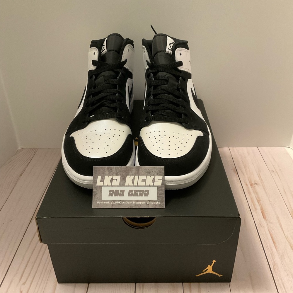 AIR JORDAN 1 MID MENS DIAMOND SHORTS - Picture 3 of 7